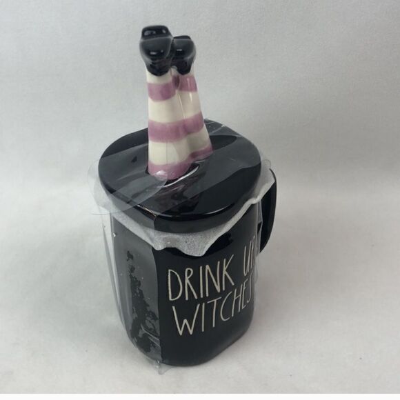 Rae Dunn DRINK UP WITCHES mug with topper - Picture 3 of 3